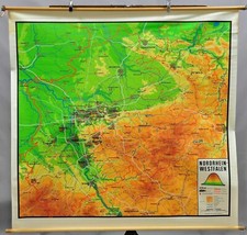 Schulwandkarte vintage Poster