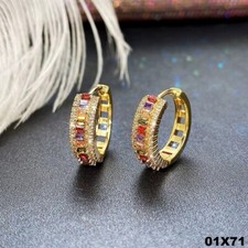 Damen Ohrringe Creolen 14K