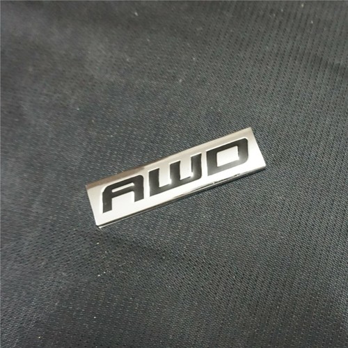 Black awd chrome metal - chrome,