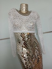 Damen Shirt Bauchfrei Crop Top