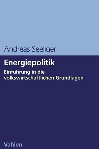 Energiepolitik buch vahlen - energiepolitik,