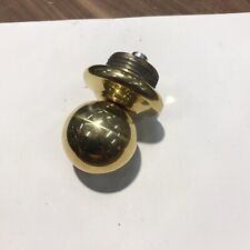 1x Drehknauf, Türknauf, Edelstahl, Messing Look, D: 50 mm (R-15)