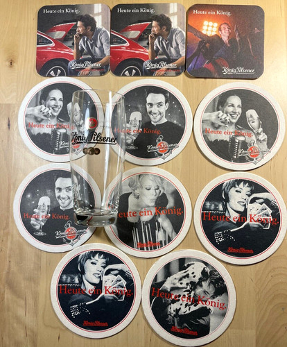 König pilsener bierdeckel - 11,
