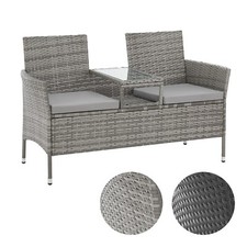 CHICAGO Polyrattan Gartenbank