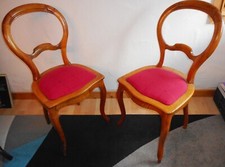 massiv holz stuhl paar polster