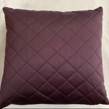 ALBANI- 2 Sofa-Kissen-45 x 45 cm -Aubergine; gesteppt