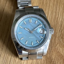 Herrenuhr Automatik NH35 (Seiko Werk) – 40mm, Edelstahl, Saphirglas, Blau