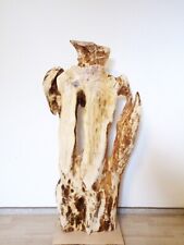 Skulptur Kunst Deko Holz Kirsche Baumstamm Handarbeit Unikat  Geschenkidee 1,14m