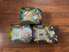 3x Pokemon Glänzendes Schicksal Tin Box Set Display Deutsch Neu OVP
