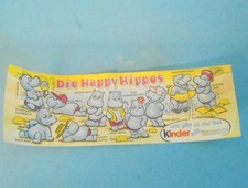 Die HAPPY HIPPOS Beipackzettel