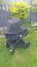Bugaboo Fox 3 schwarz, wie neu | Kinderwagen mit Liegewanne und Komfort-Buggy