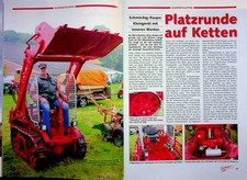 Schlepper Post 01/2017 Schmiedag Kleinraupe in einer seltenen Vorstellung auf 3