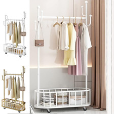 Kleiderständer Stabil Schwerlast Kleiderständer auf Rollen Kleiderwagen mobiler