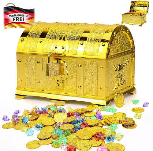 Piraten schatzkiste set - set, mit