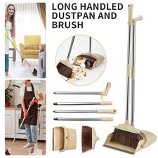 Besen und Kehrschaufel Set, Aufrecht Besen und Schaufel mit Langem Stiel NEU