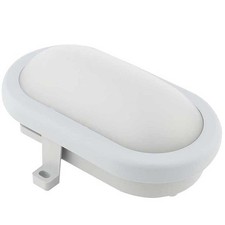 Ritos LED Wandlampe Ovalleuchte Kellerlicht grau IP44 5,5W 450lm 6500K kaltweiß