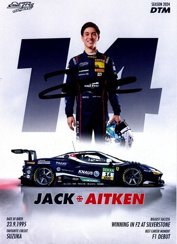 Autogramm jack aitken - aitken, dtm