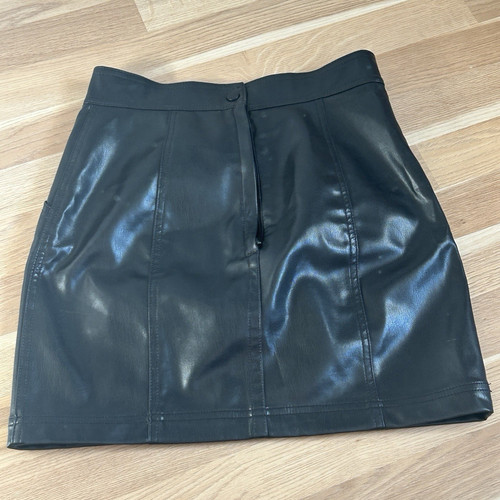 Damen minirock kunstleder - h&m,
