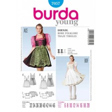 Burda dirndl kleid top - burda,