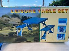 Camping Set mit 4 Stühlen