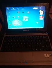 Notebook PC Medion Akoya  Schwarz Grau  Intel Atom 1.6 Gh 1GB Ram
