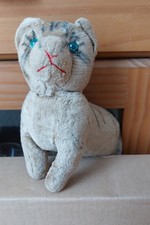 DDR-Spielzeug Kuscheltier Katze Aus Den 60er Jahren Stofftier