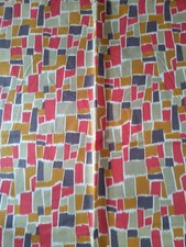 Vintage Stoff 50er/60er Jahre Fifties ca. 152 x 128 cm