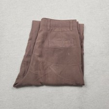 Vintage Hugo Boss Frampton Herren Seide Leinen Hose W34 L30 Gr. 50 Stoff Braun