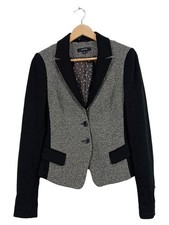 Comma damen blazer tweed grau - tweed,