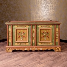 Voglauer Bauerntruhe Altgrün