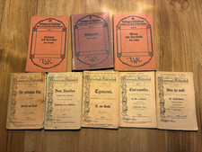 diverse Reclam Hefte u. ä. aus Haushaltsauflösung meines Opas