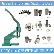Universal Grün Handpresse Maschine Matrizen zur Befestigung von Druckknöpfen Ösen Nieten