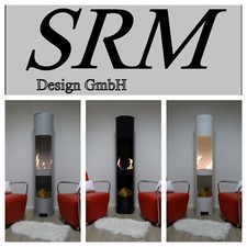 Ethanol & Gelkamin Hightower XL mehrere Farben 180 cm Höhe mit 3 Brennstoffdosen