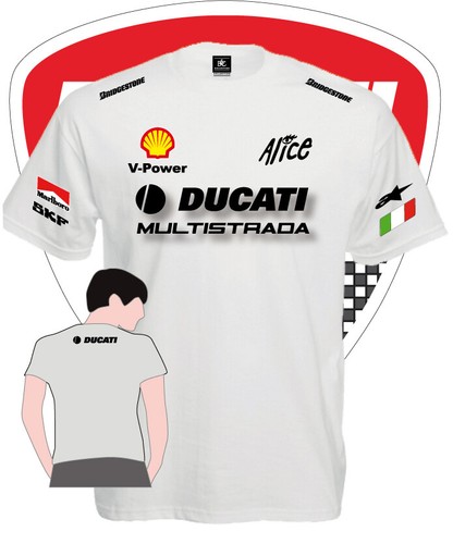 Shirt bedruckt ducati - bedruckt,