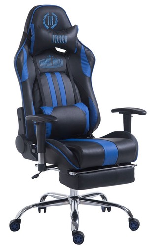 Bürostuhl blau schwarz 150 - blau/schwarz,