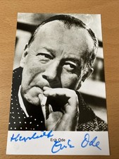 Erik Ode Schauspieler Original Autogramm Autogrammkarte
