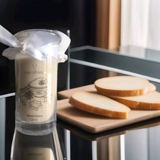 Juwelkerze  Neu mit Schmuck Creamy Papaya&,Monoi de Tahiti