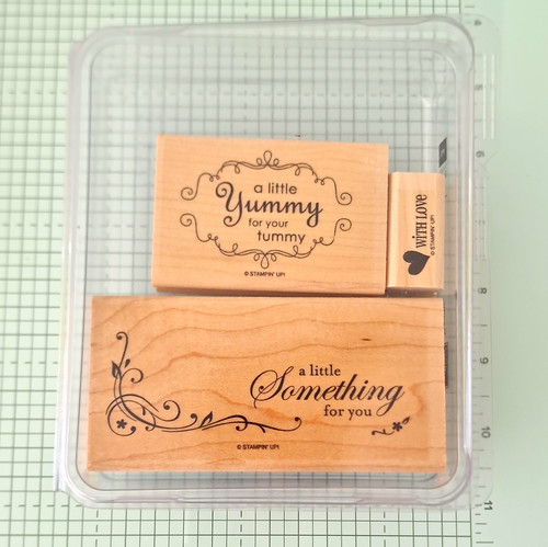 Stampin stempelset yummy - stampin',