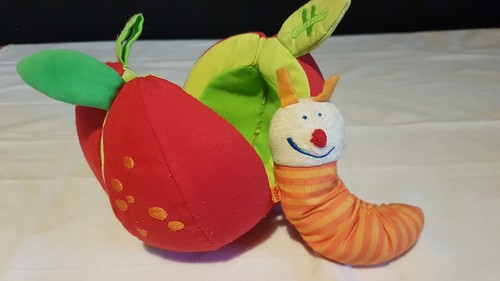 Haba apfel mit wurm babyrassel - haba,
