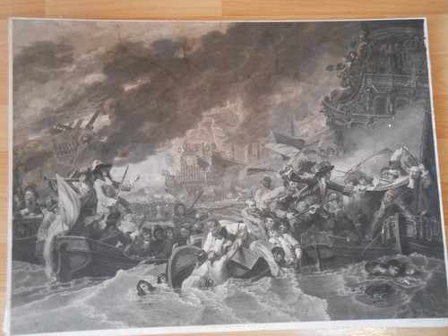 Seeschlacht von barfleur und - von,