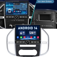 128G Android13 Carplay GPS Autoradio DAB+ Für Mercedes Benz Vito 3 W447 2014-20