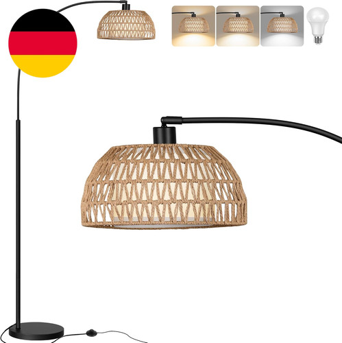 Bogen rattan stehlampe für - stehlampe,