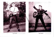 Original Autogramm Ted Herold (1942-2021) /// Autogramm Autograph signier 310588