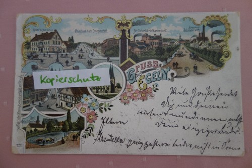 Egeln litho 1906 - ak,