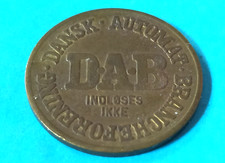 D.A.B DANSK AUTOMAT BRANCHEFORENING Wertmarke-Chip-Spielmünze