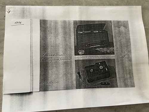 Tefifon hauptkatalog 1956 - tefifon:,