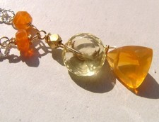CeS Necklace Mexican Fire Opal