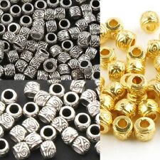 100stk Zwischenteile 4mm Metallperlen Spacer Perlen Für Basteln Schmuck