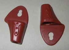 18882, 2x Holster (Revolver), Waffenhalter (für Gürtel, Kragen, Gurt), rotbraun