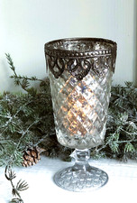 Großes Shabby Windlicht Pokal